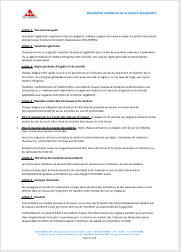 Règlement intérieur Securiprev